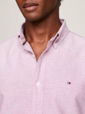 Camisa Oxford Dobby Regular