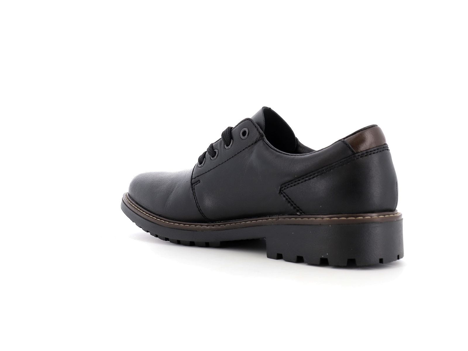 Rieker-F4611 Cuir Noir