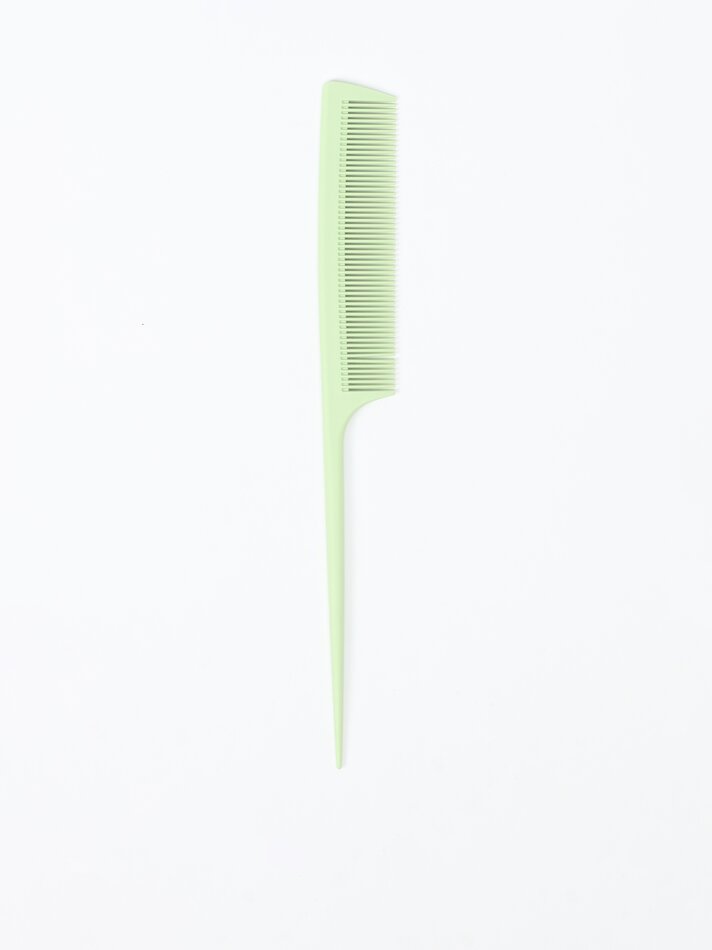 Pente fino para cabelos - Verde pistache