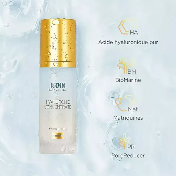ISDIN Isdinceutics Hyaluronic Concentrate Sérum Hydratant Visage à l'Acide Hyaluronique 30ml