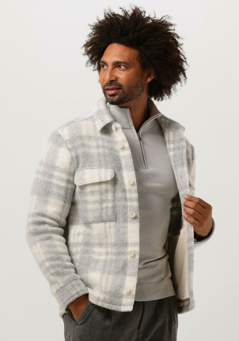 DRYKORN gebroken wit drykorn overshirt hezan