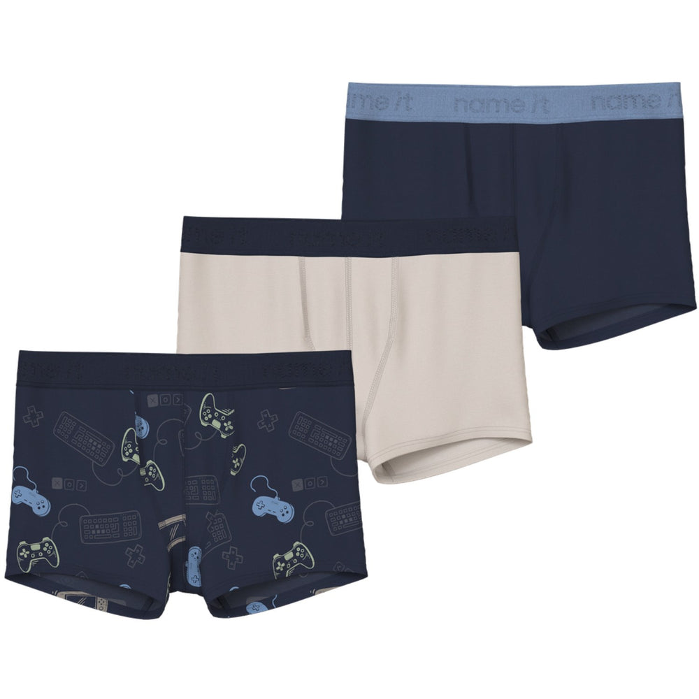 Køb Name It Navy Blazer Nkmboxer 3P Navy Gamer Noos