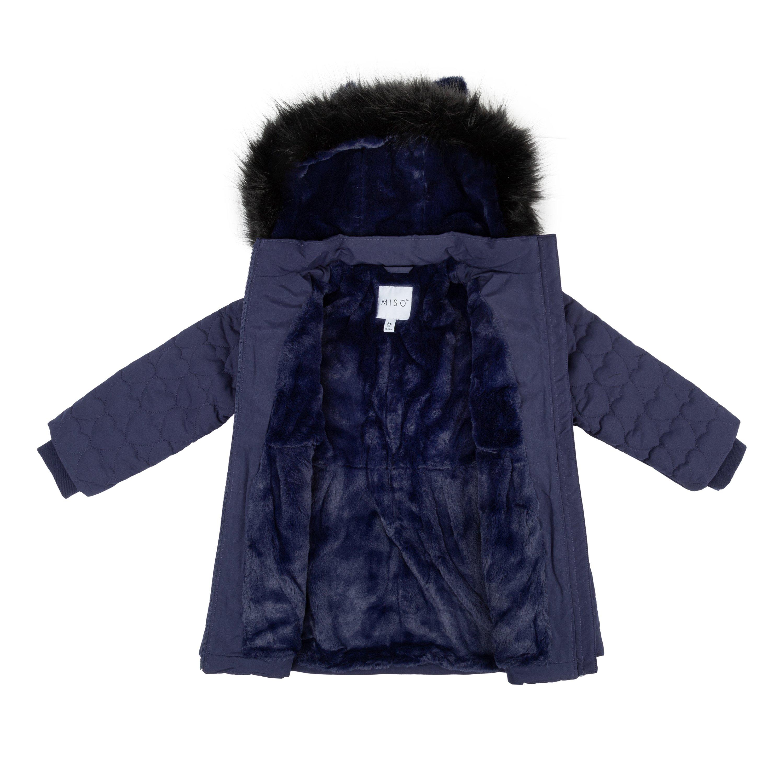 Miso Heart Quilted Jacket Infants