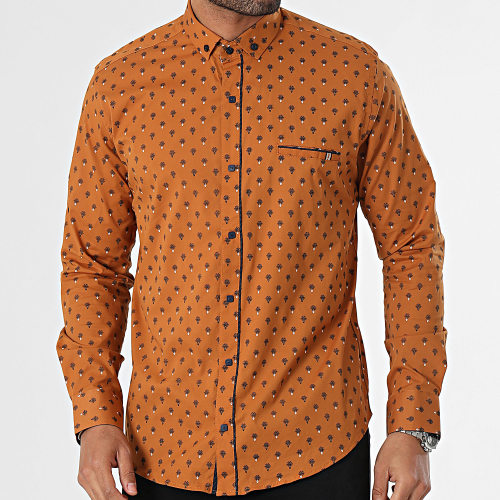 Chemise Manches Longues Camel