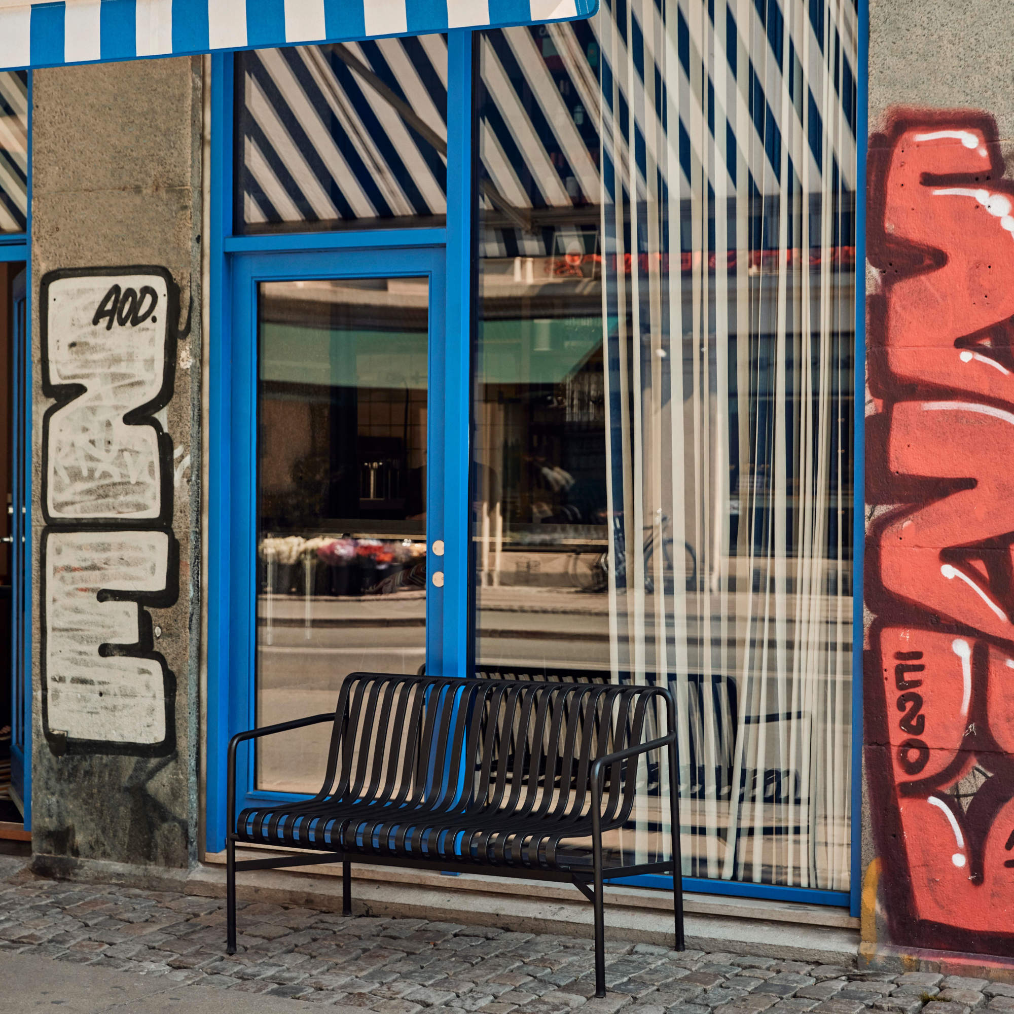 Tuinbank Palissade Dining anthracite