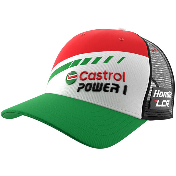 Ixon - Casquette Mesh LCR 24 Vert / Blanc / Rouge