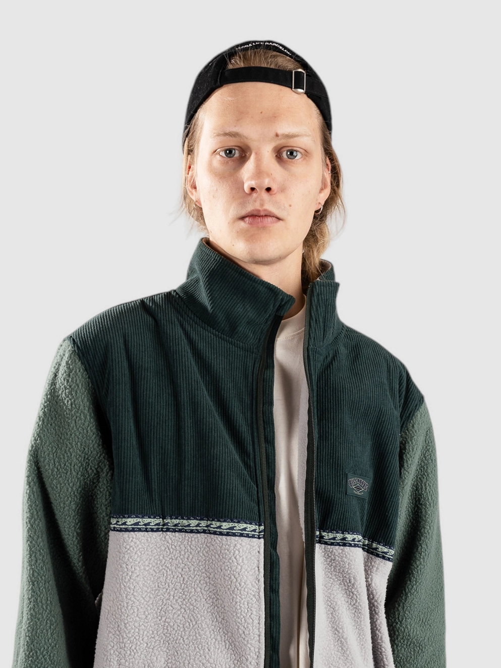 Billabong Boundary Trail Zip Sweater forest green