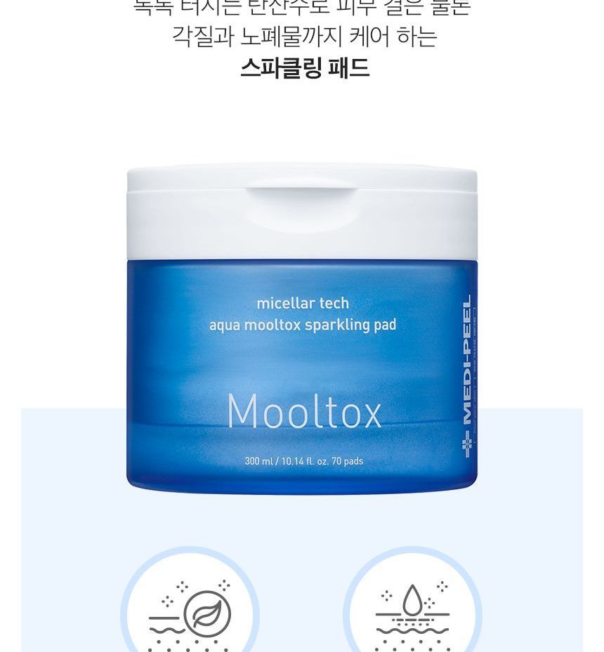 MEDI-PEEL - Aqua Mooltox Sparkling Pad