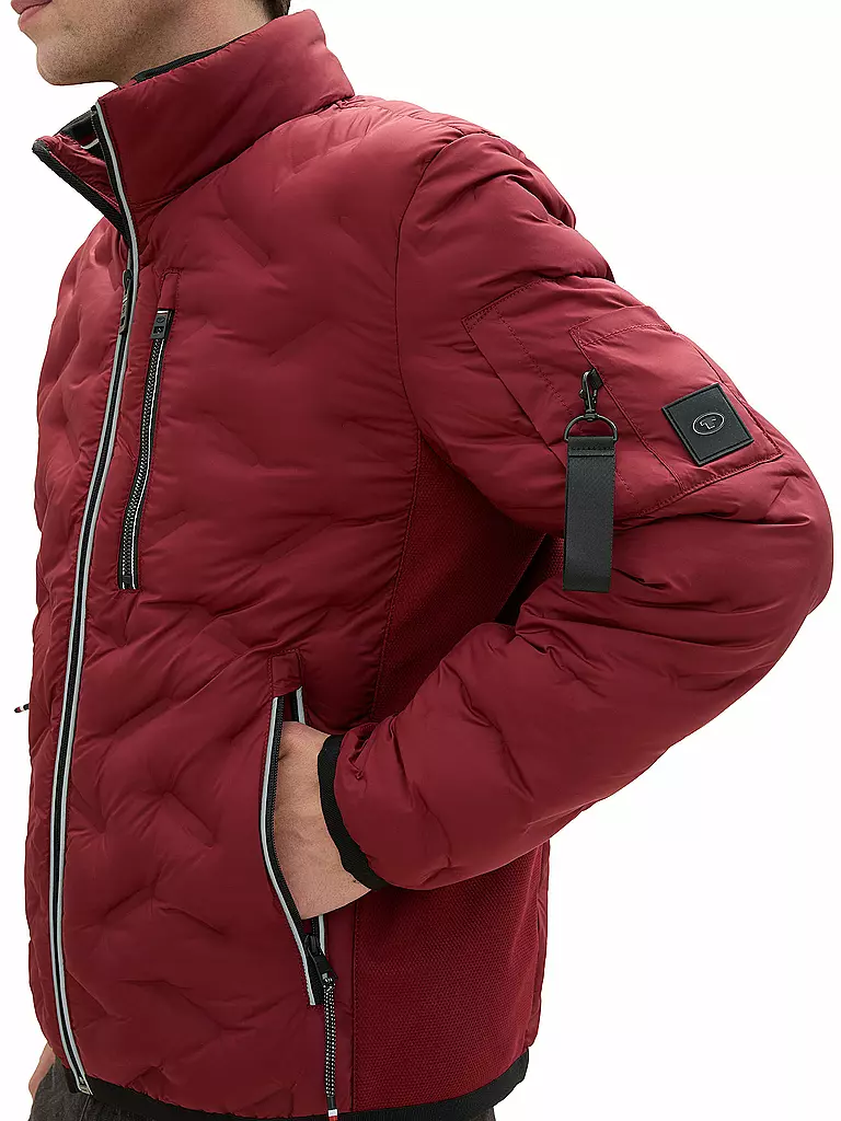 TOM TAILOR Leichtsteppjacke rot