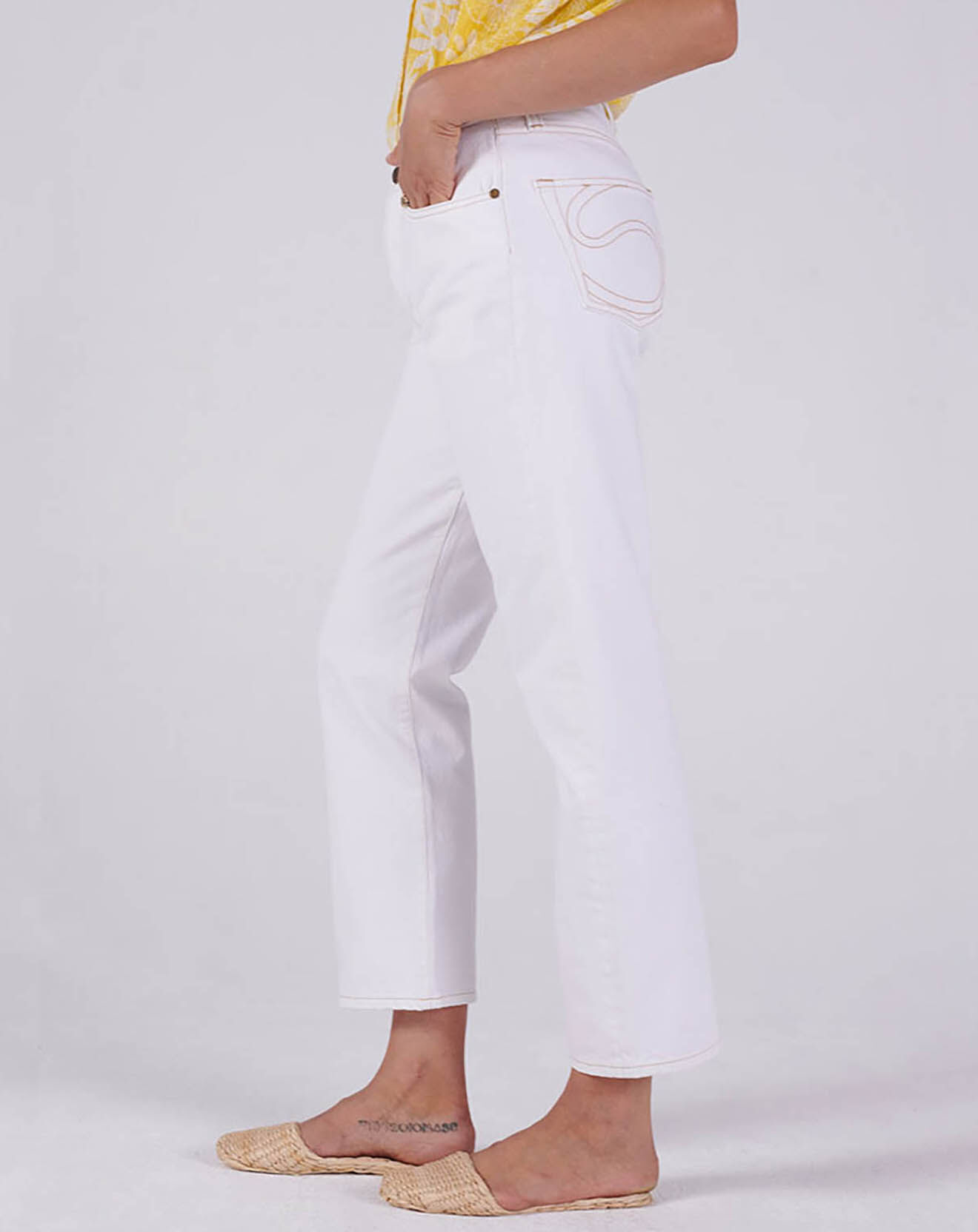 Swildens Pantalon Davila blanc