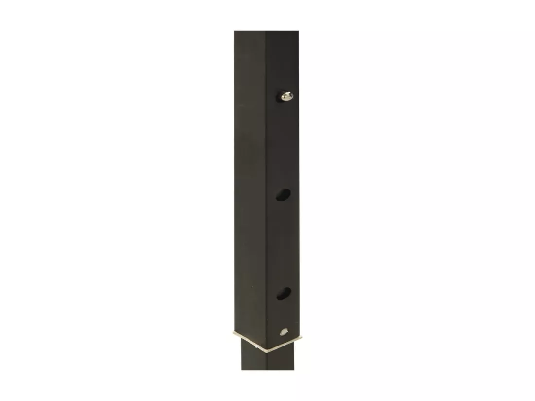 Tente de réception pliable avec parois Noir 3x3 m