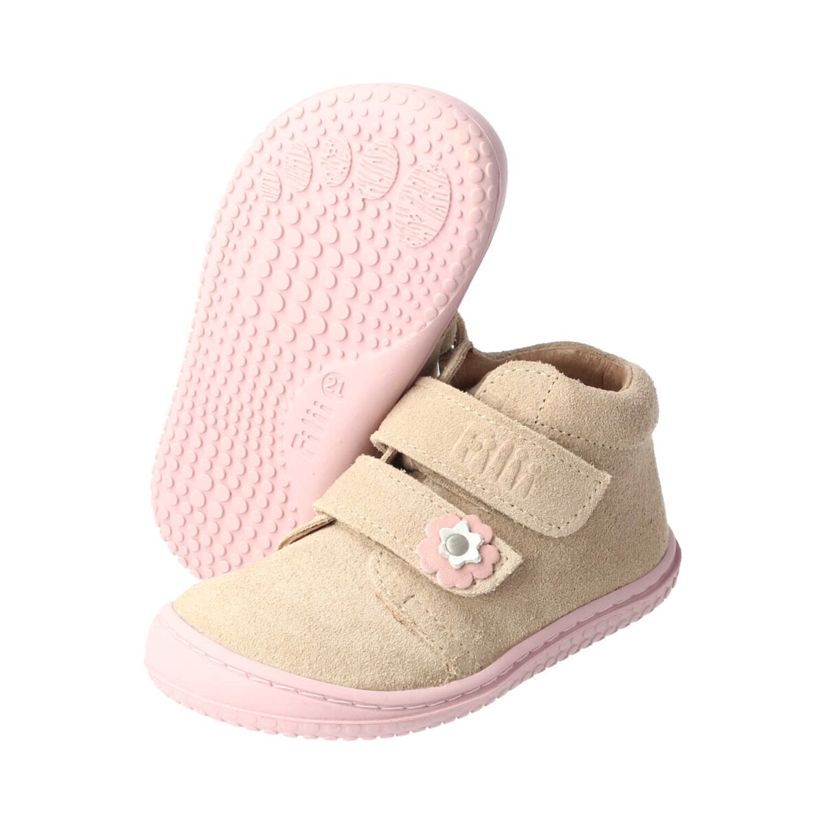 3013-03 ecru CHAMELIION velours leather velcro Weite/M