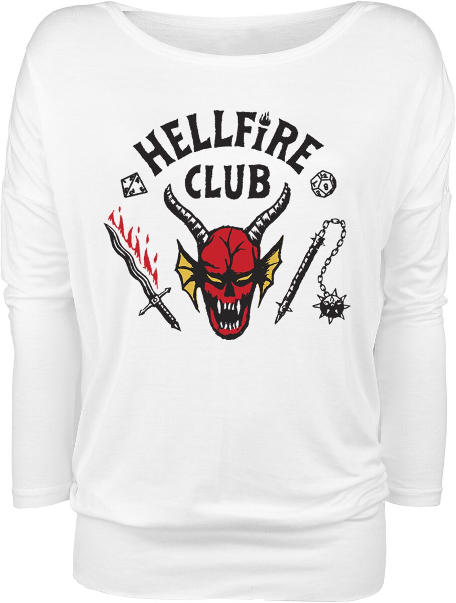 Hellfire Club | Stranger Things T-shirt manches longues