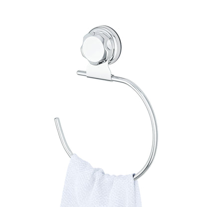 Anneau porte serviettes à ventouse Bestlock chrome