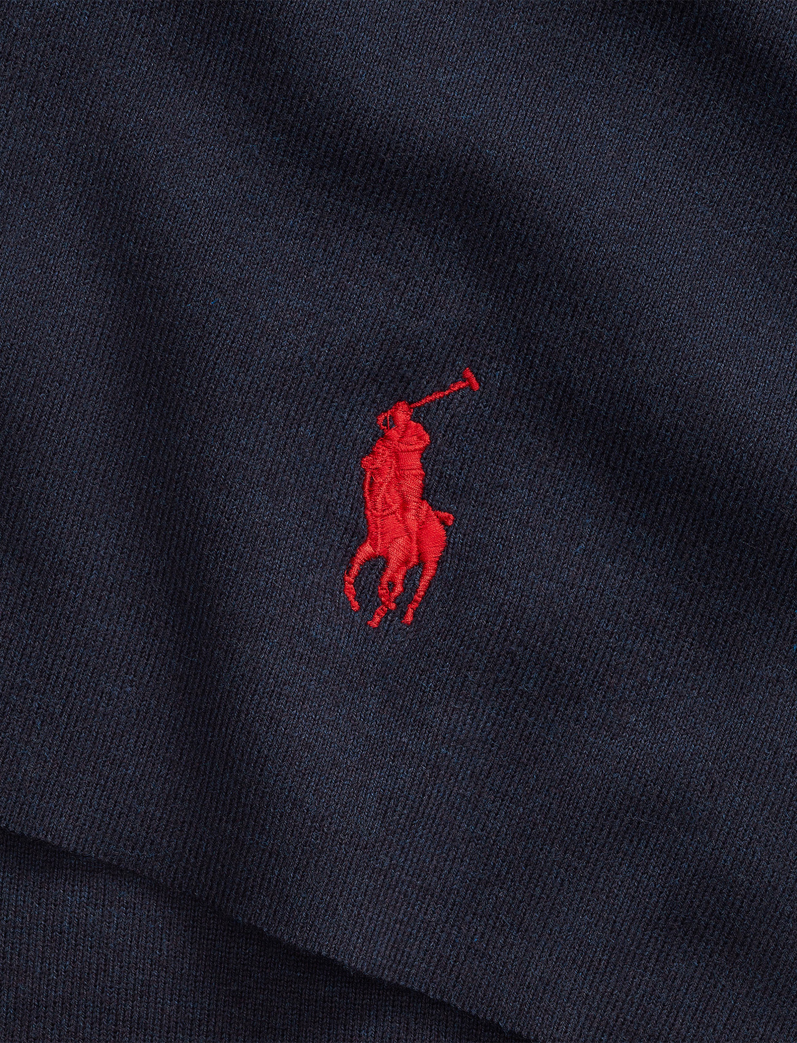 POLO Ralph Lauren sjaal met logo donkerblauw