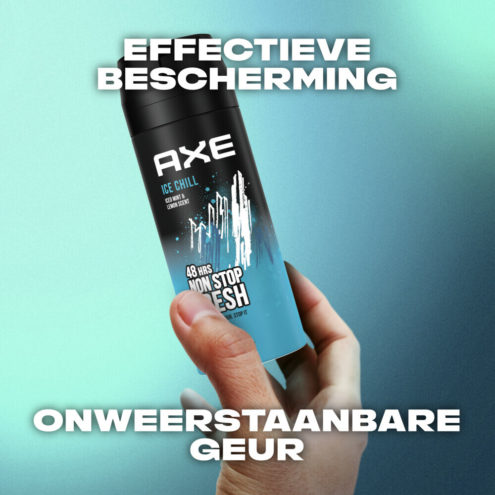 6x Axe Deodorant Bodyspray Ice Chill150 ml
