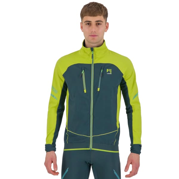 Veste softshell KARPOS ALAGNA EVO JKT FOREST/KIWI COLADA