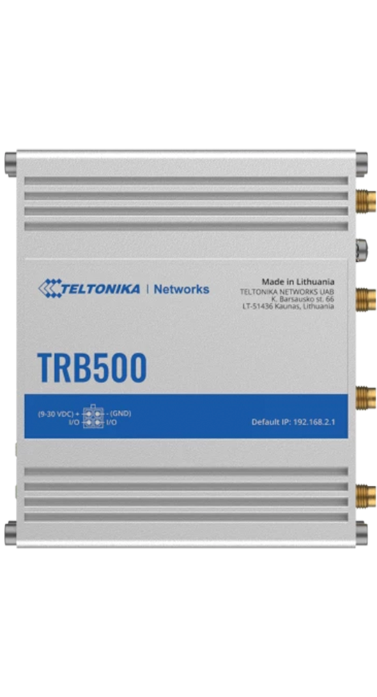 Teltonika DSL/WLAN Module TRB500 Industrieller 5G-Gateway Silber
