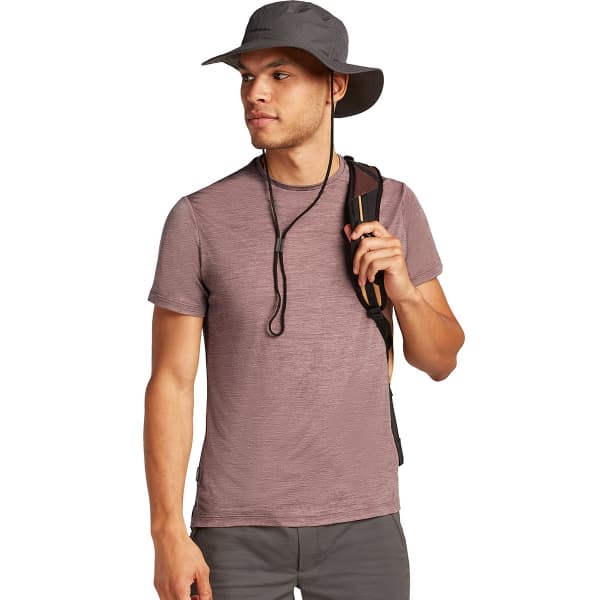 T-shirt randonnée ICEBREAKER M MERINO 125 COOL-LITE SPHERE III SS TEE CAROB HTHR