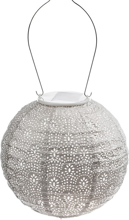 Lumiz solar lampion Fan taupe D 20 H 18 cm