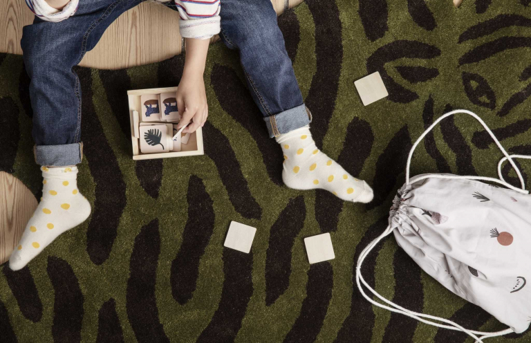 Ferm Living Safari tiger vloerkleed
