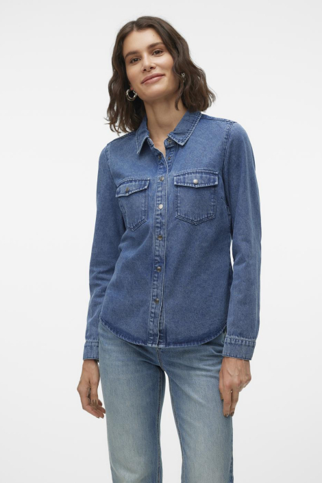 Vero Moda blauwe dames blouse
