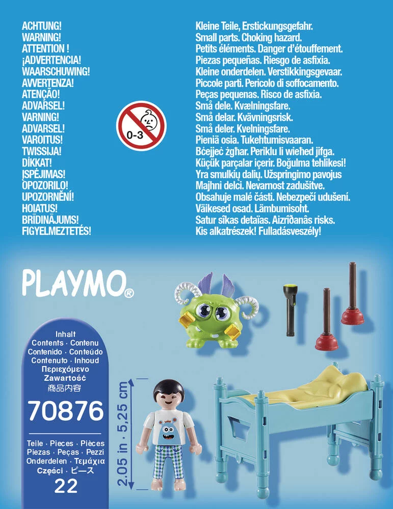 ENFANT AVEC PETIT MONSTRE - 70876