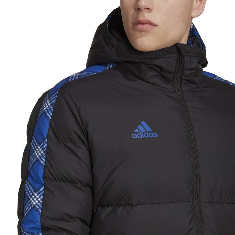 adidas Manteau d'Hiver Doudoune Long Tiro - Noir/Bleu