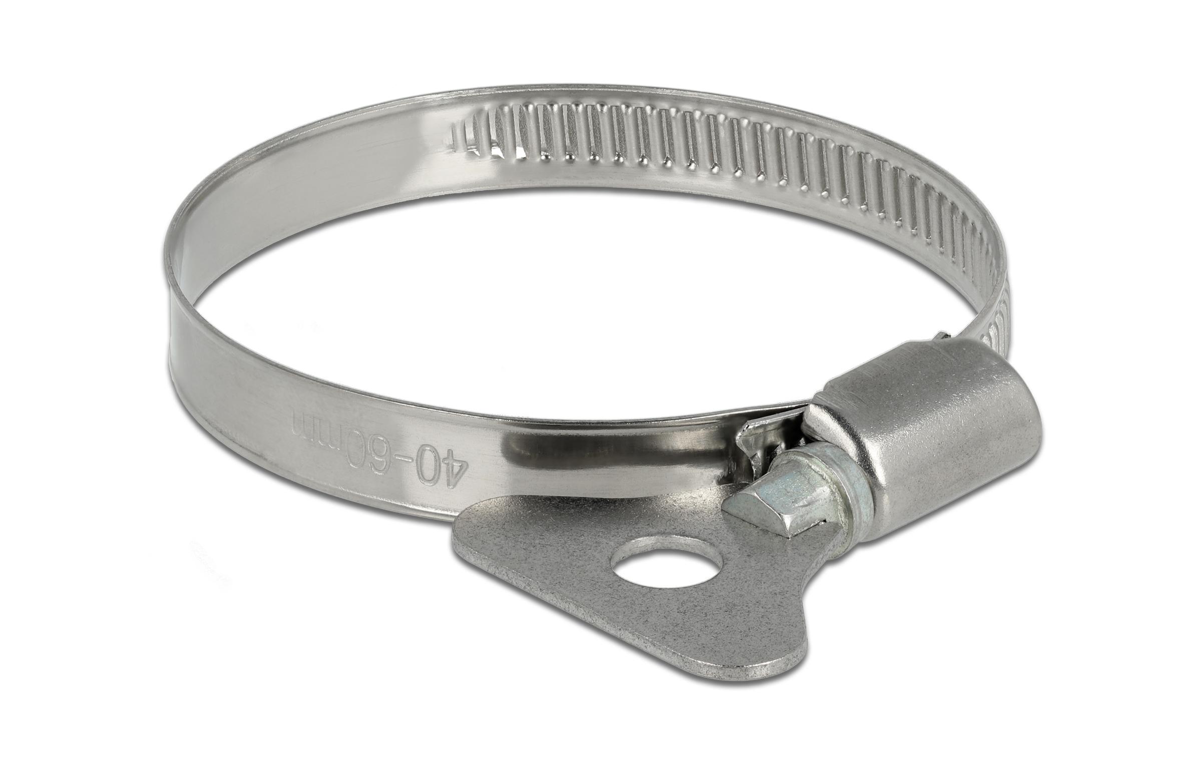 Schlauchschellen-Set 40-60 mm 10 StückSchlauchschelle mit Flügelmutter 40 - 60 mm 10 Stück Metall