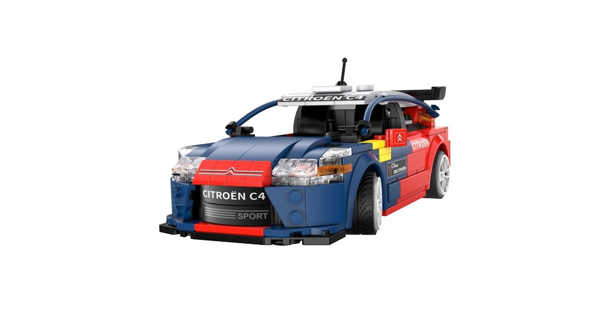 CaDASports Car - Citroen C4 WRC Constructiespeelgoed  (C51078W, schaal 1:20, Dual Mode control)