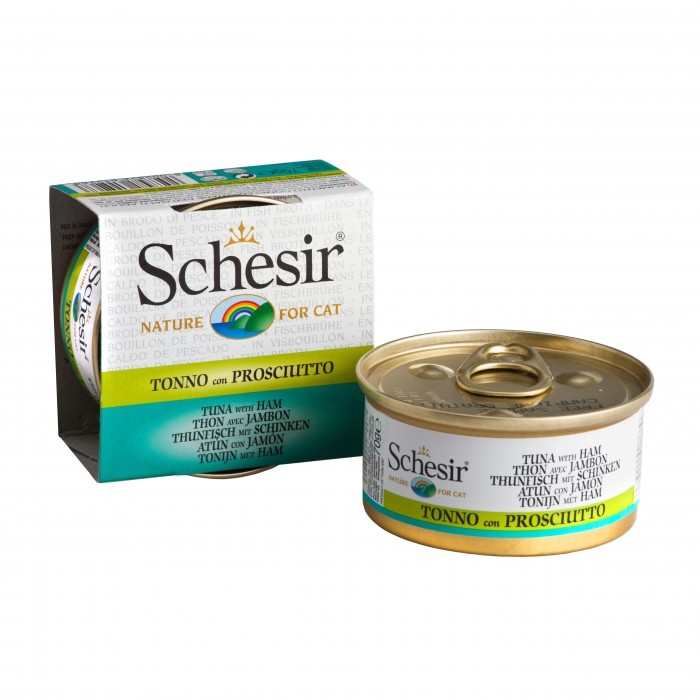Schesir Pâtées en bouillon Adult - 14 x 70 g