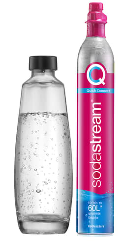 Sodastream Reserve-Zylinder CQC 60L + Glasflasche 1L