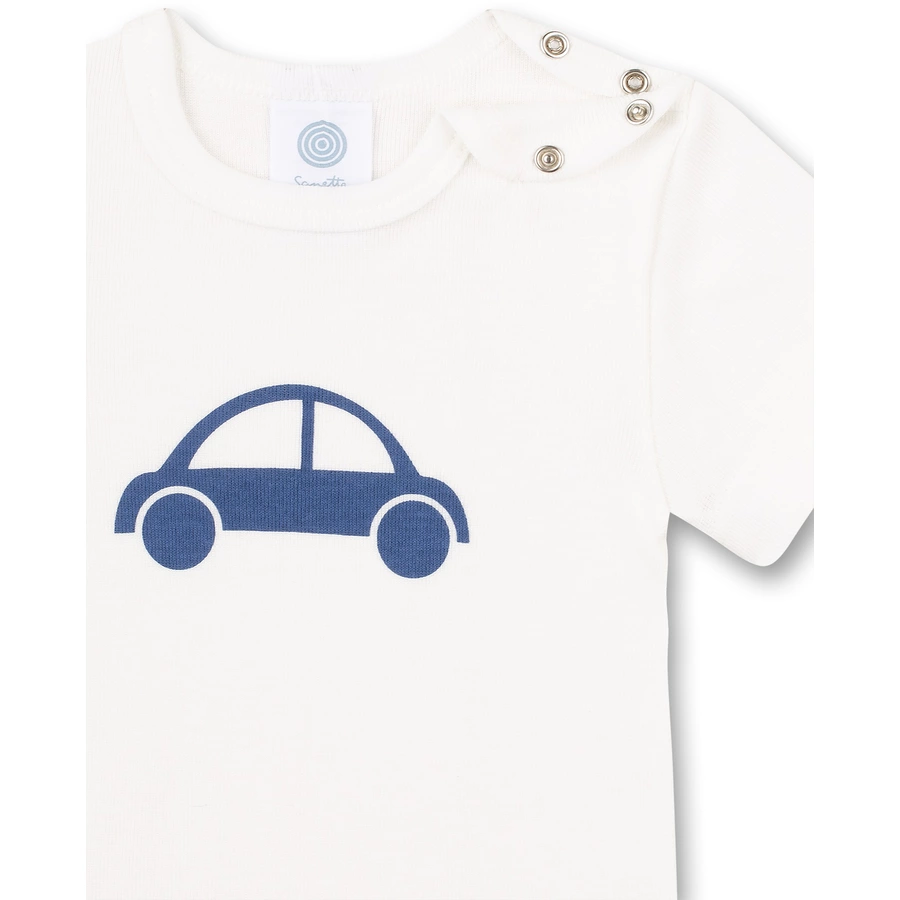 Sanetta Body 12 Arm white pebble mit Auto