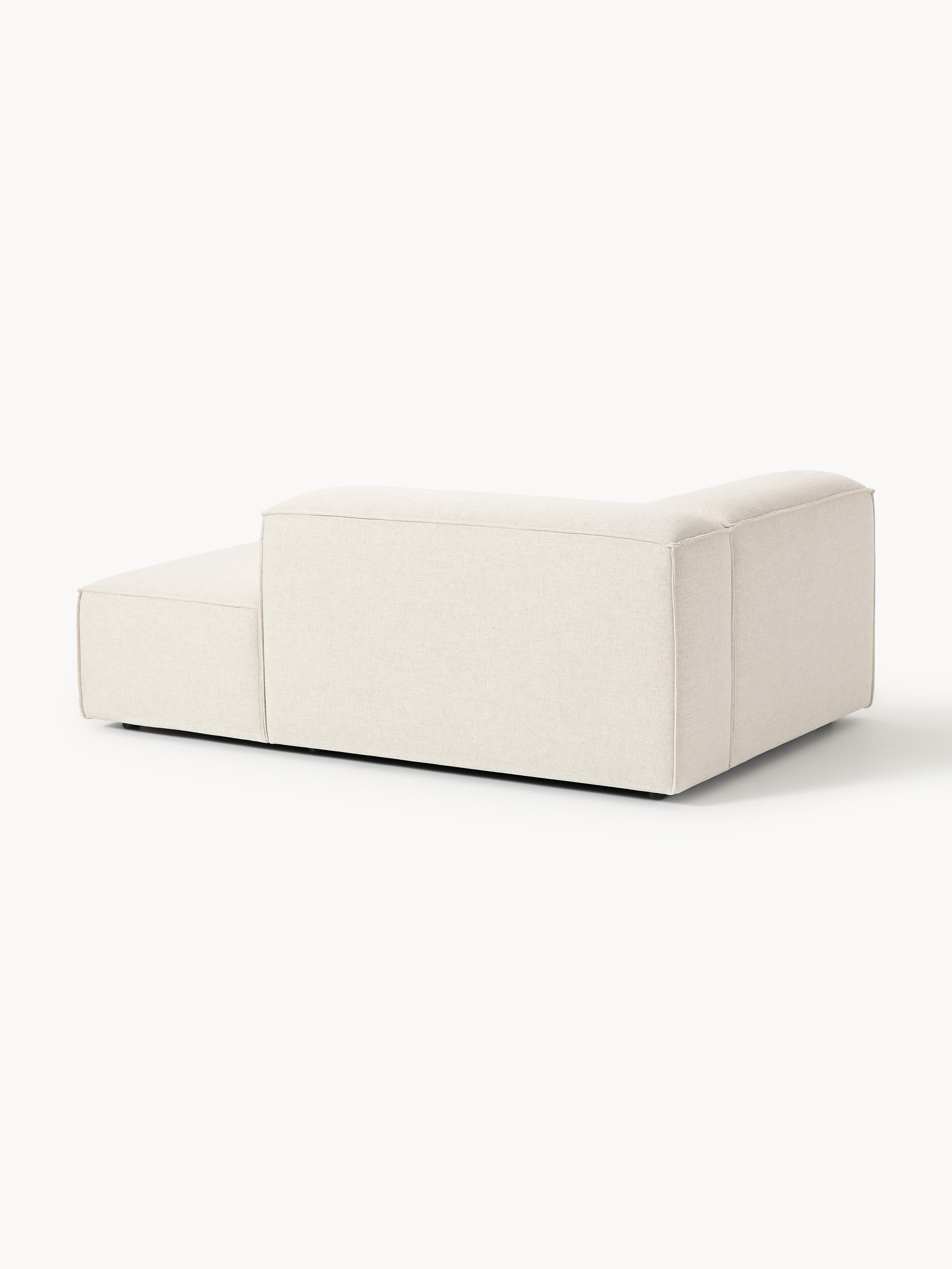 Chaise longue hoekmodule Lennon van linnenmix