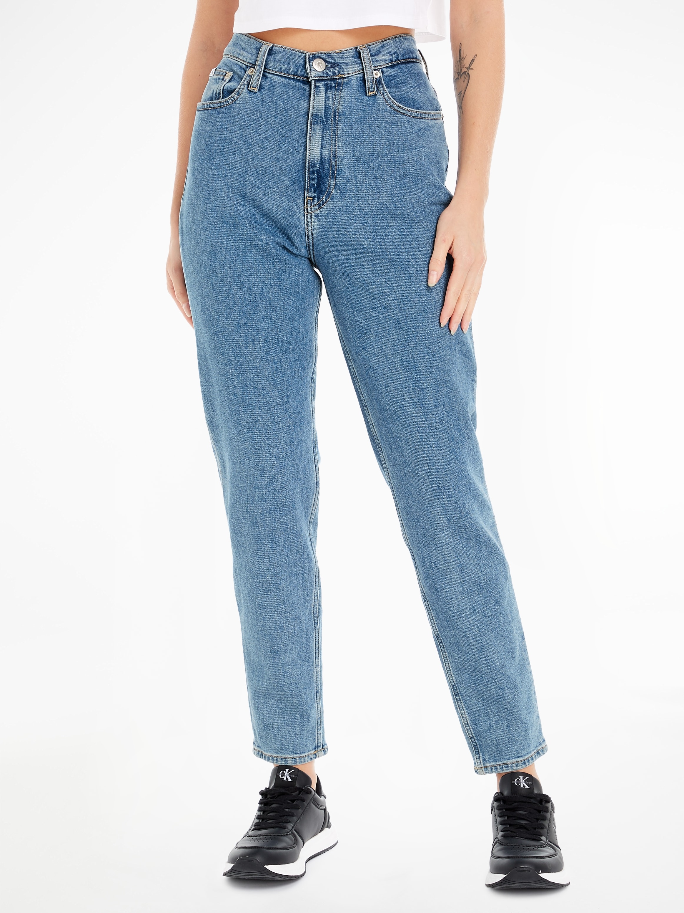 Calvin Klein Jeans Mom-Jeans »MOM JEAN«, 5-Pocket-Form