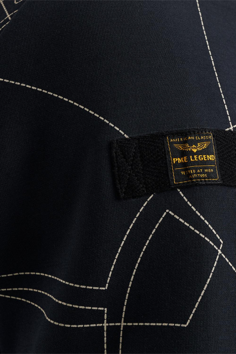 PME legend blauwe heren sweater
