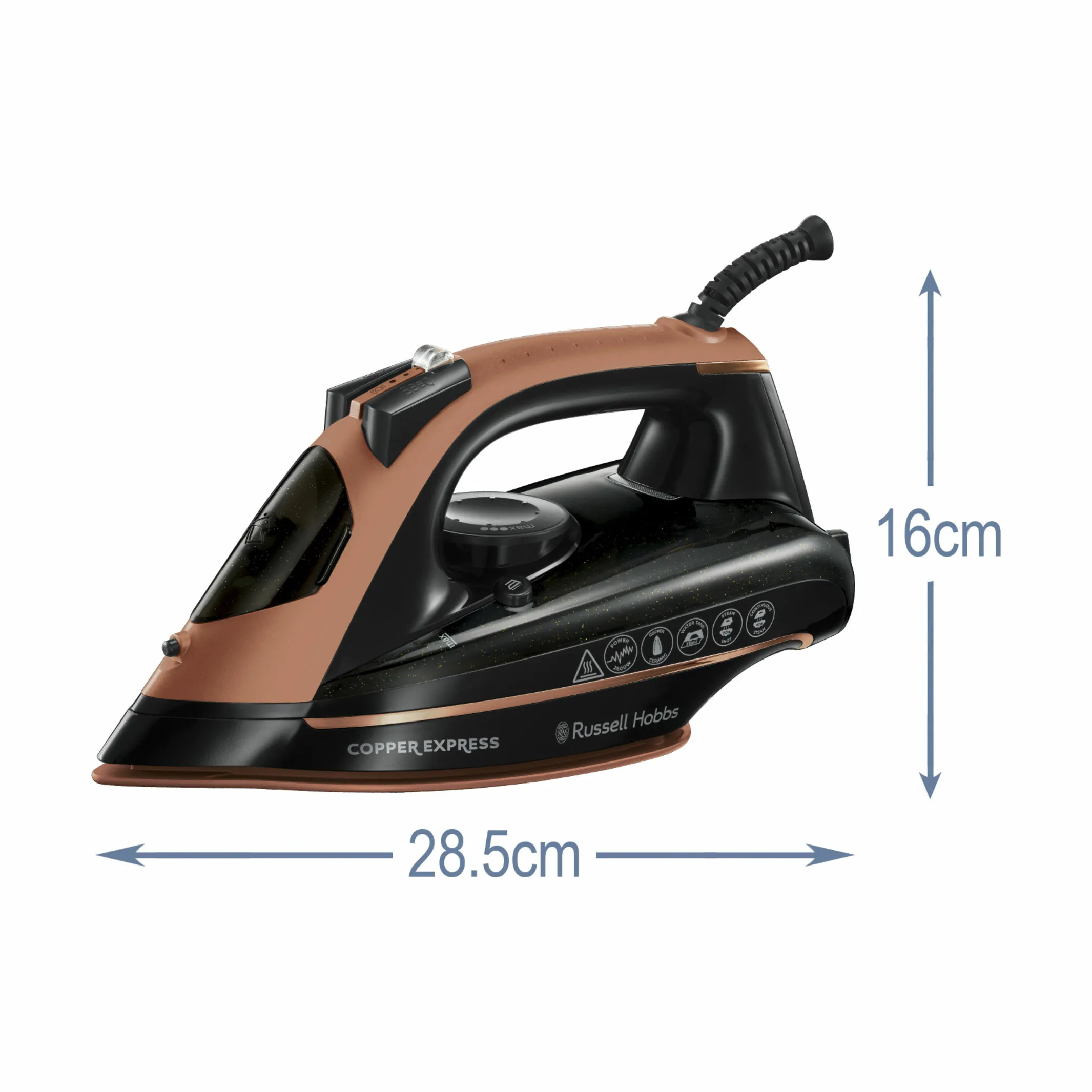 Russell Hobbs Copper Express Strygejern