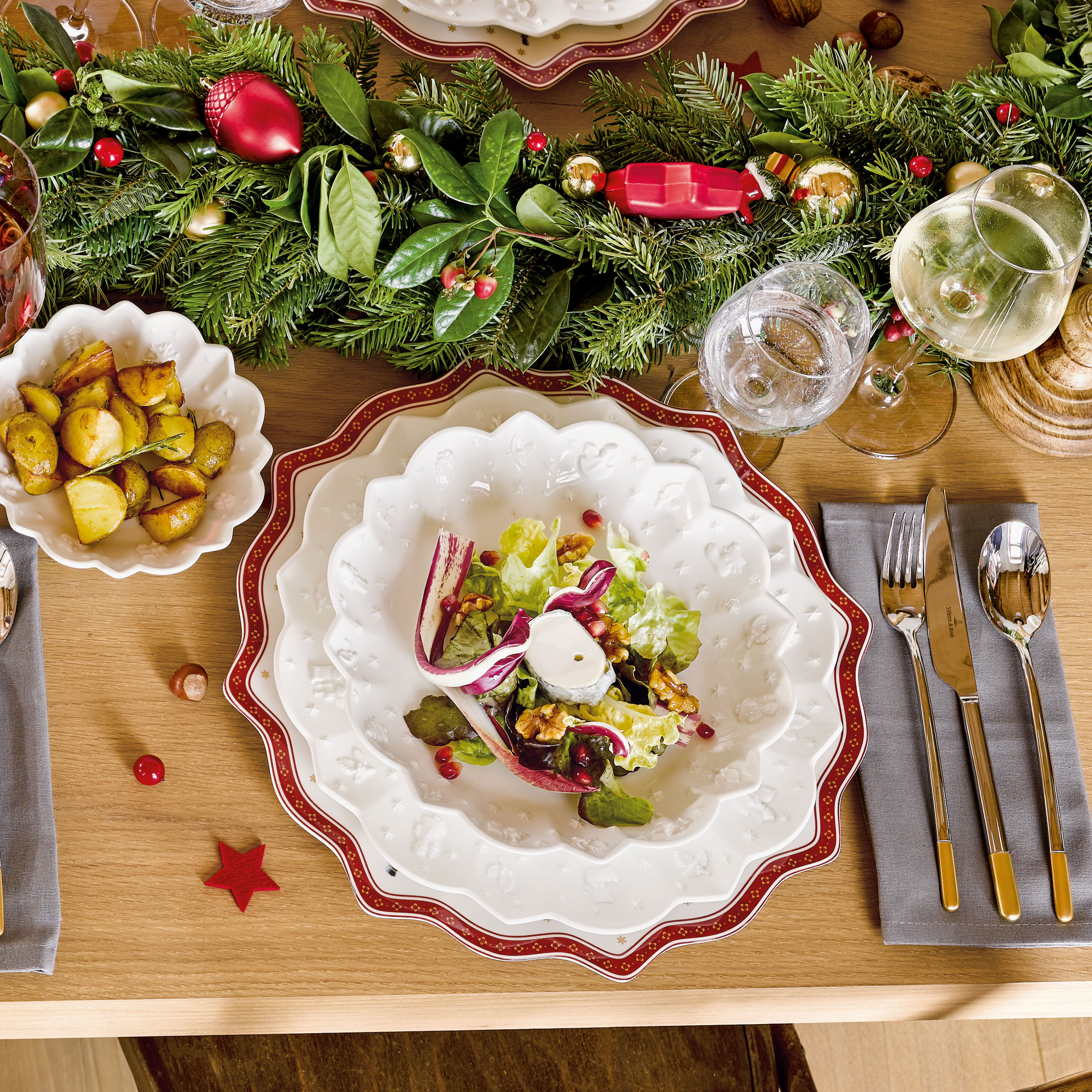 Toy's Delight Royal Classic Cake platter White, 9.7'', Premium Porcelain