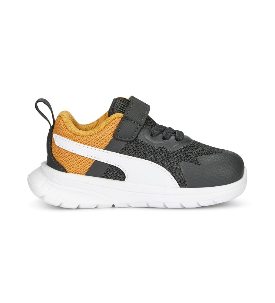 Puma Evolve Run Mesh AC preto, laranja