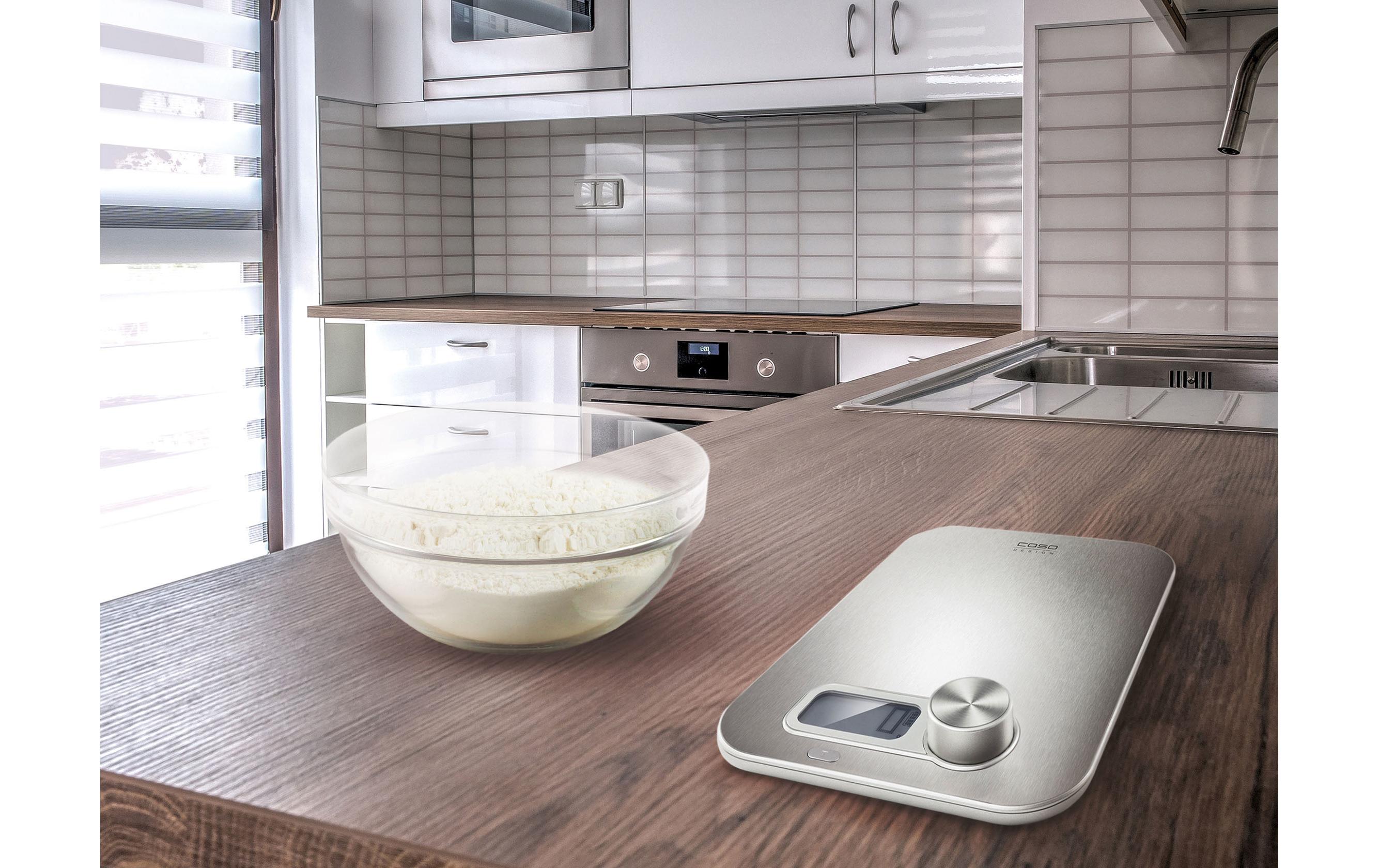 Küchenwaage Kitchen Energy SilberDigitale Waage mit Tara Funktion