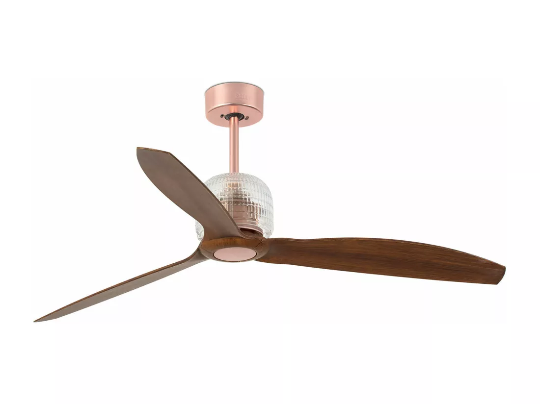 DECO FAN M DC ventilateur cuivre/bois