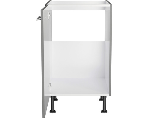 Optifit spoelbakonderkast Mats825 BxDxH 50x58,4x87 cm basaltgrijs mat gedemonteerd scharnier omkeerbaar (links of rechts te monteren)