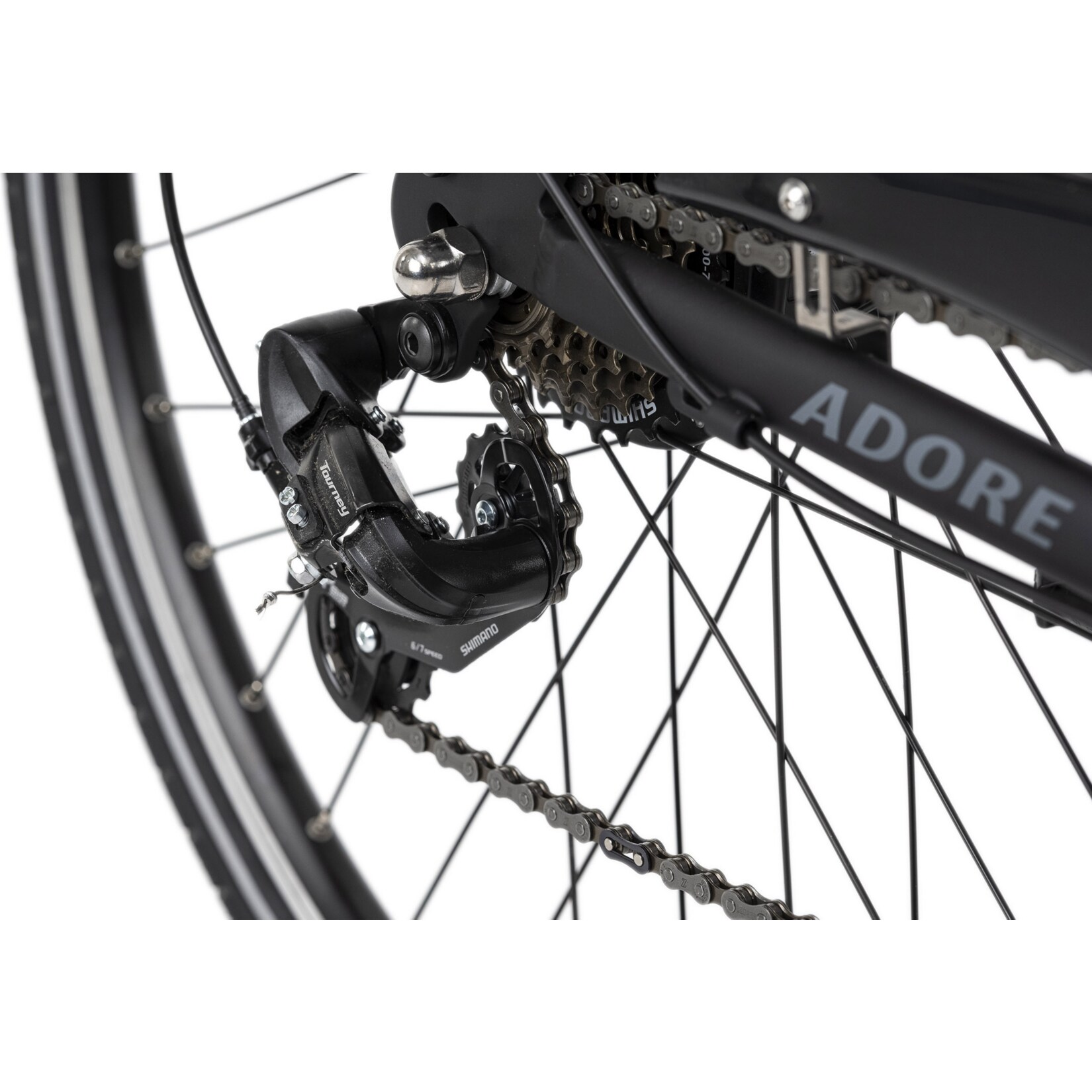 Adore Pedelec E-Bike Cityfahrrad 28'' Adore Versailles schwarz-blau