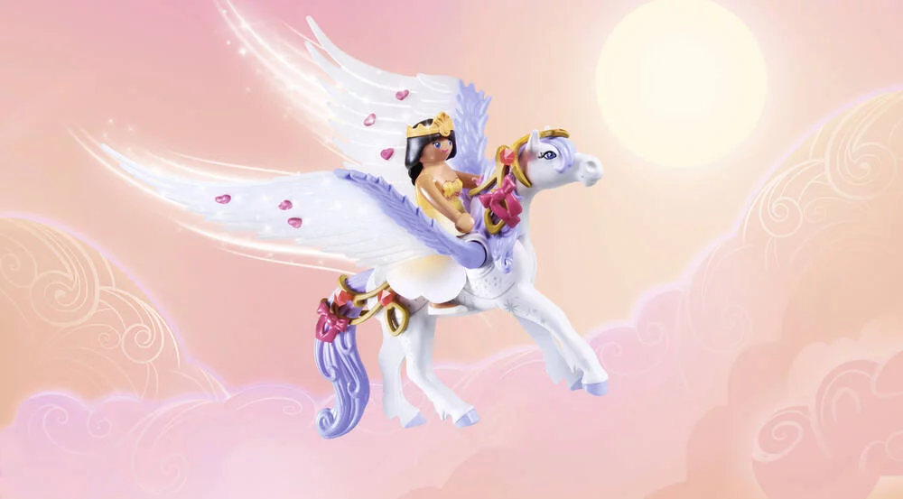CHEVAL AILE A DECORER - 71361