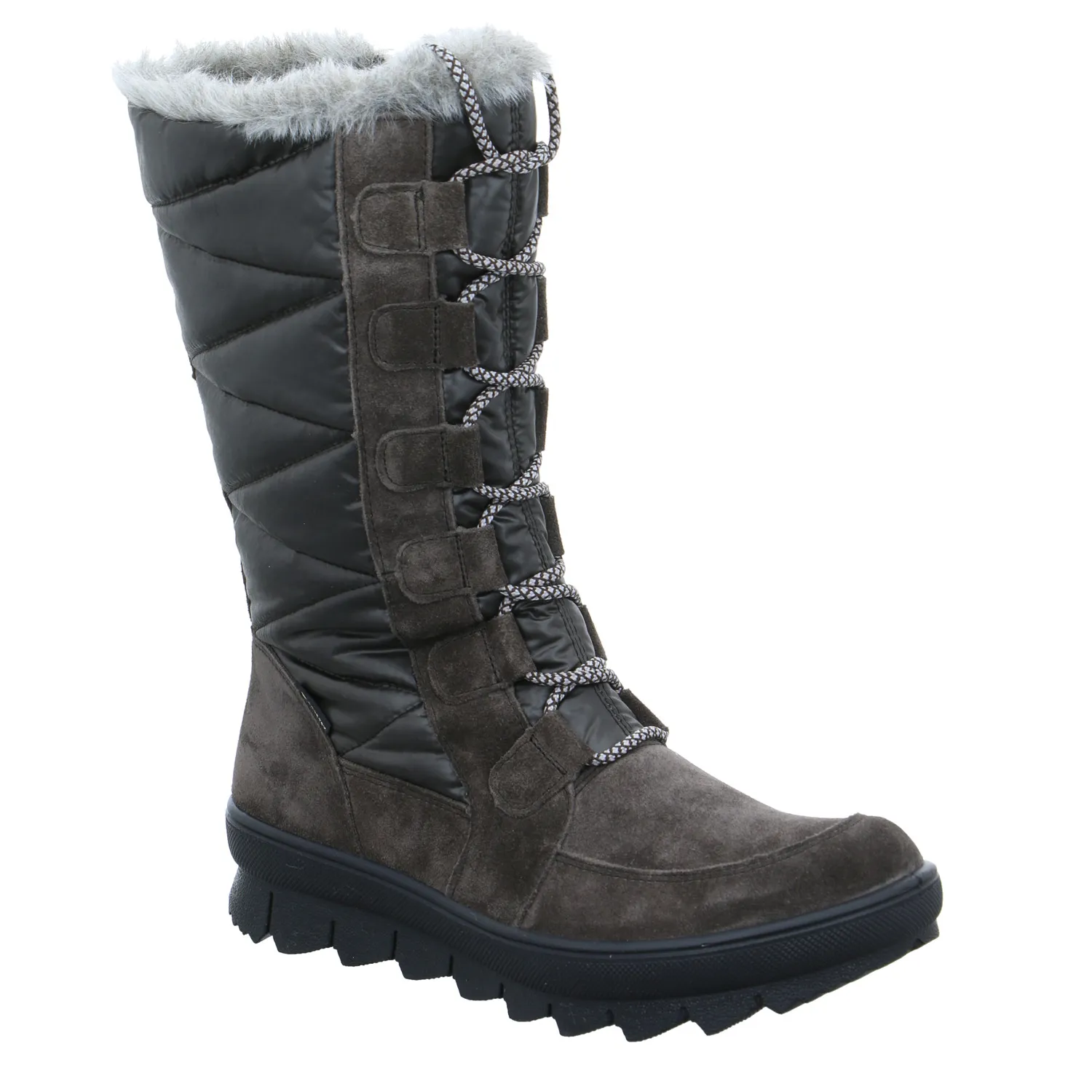 LEGERO Snowboot Grau Leder  mit Gore-Tex-Membrane