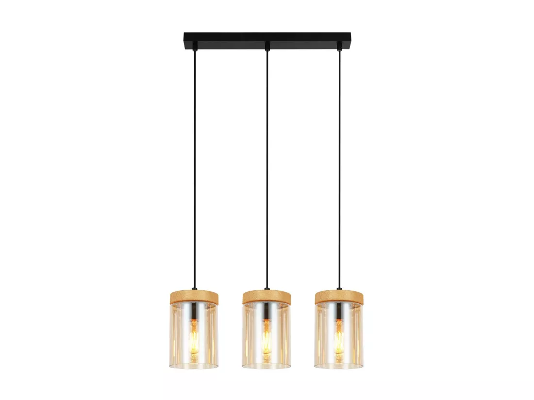 Lampe à Suspension Pour Table à Manger 3 Flammes En Verre Vintage E27 Lampe Suspendue Pour Salon