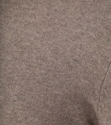 Steppin' Out Half Zip Trui Merinowol Taupe SM1204.0003-3400 kopen