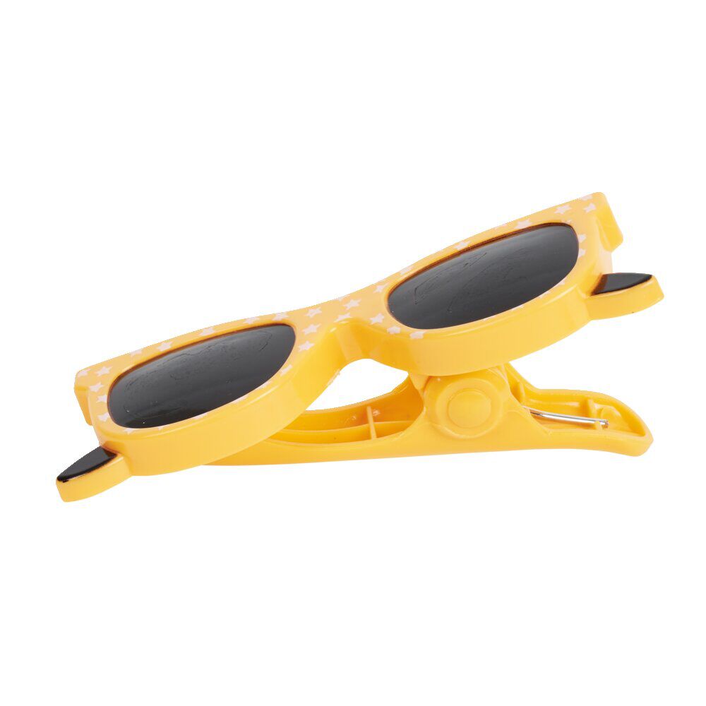 Lot de 2 clips serviette forme lunettes