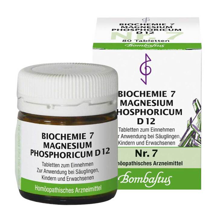Bombastus Biochemie 7 Magnesium phosphoricum D 12, 80 St