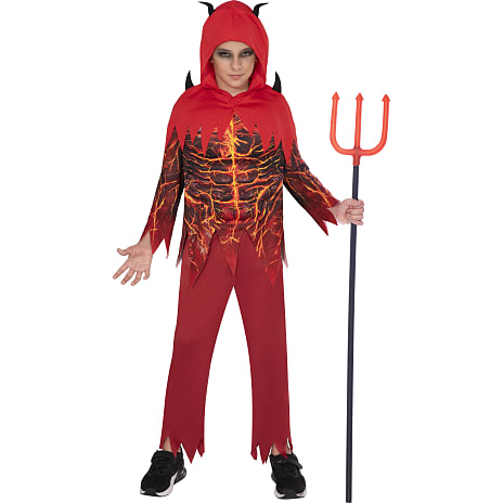 Halloween djævle kostume str. 128